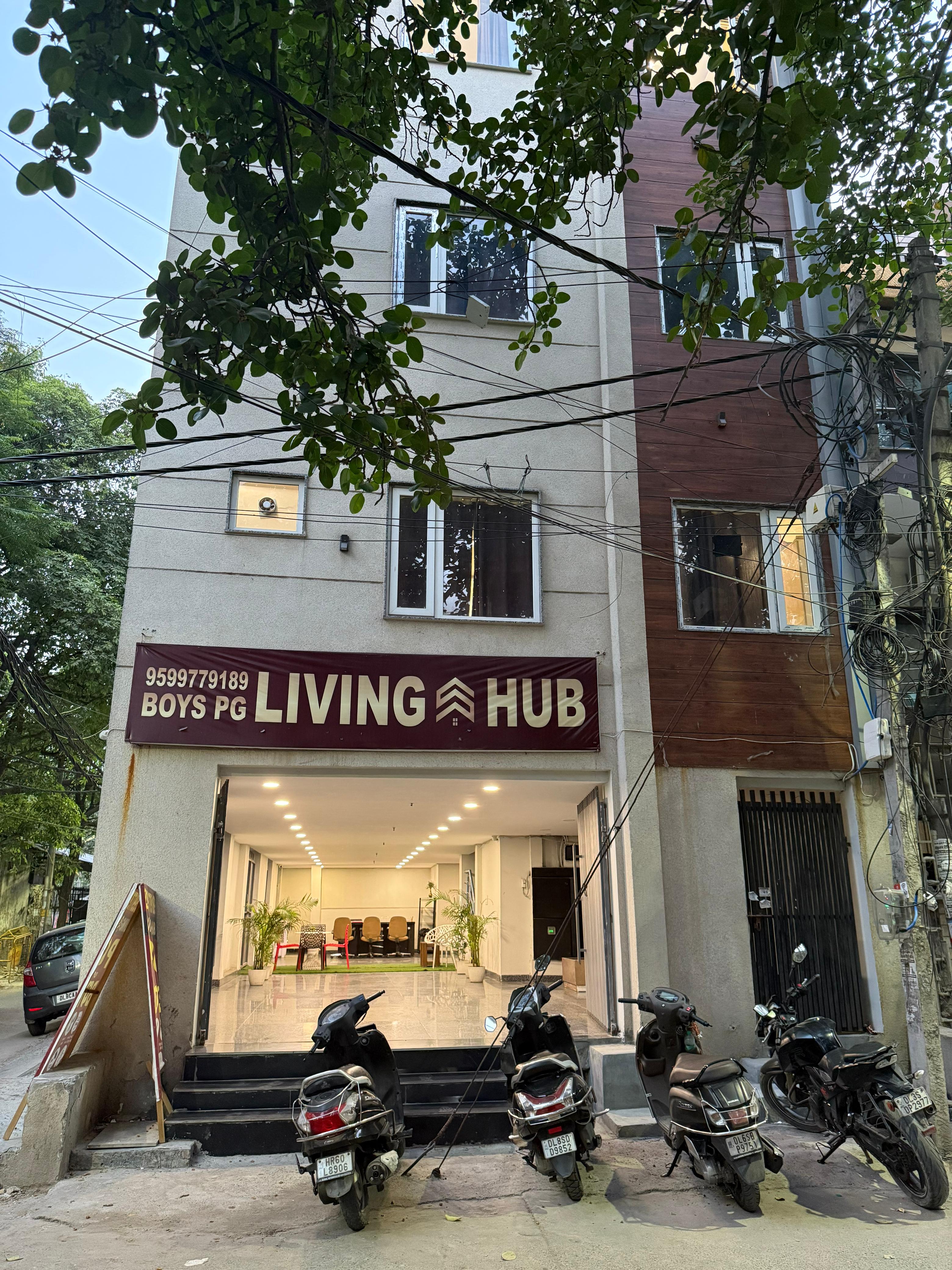 Living Hub background blur